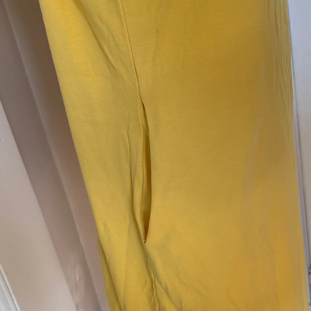 NWT New York & Company Vibrant Yellow Sheath Dress - Picture 4 of 5